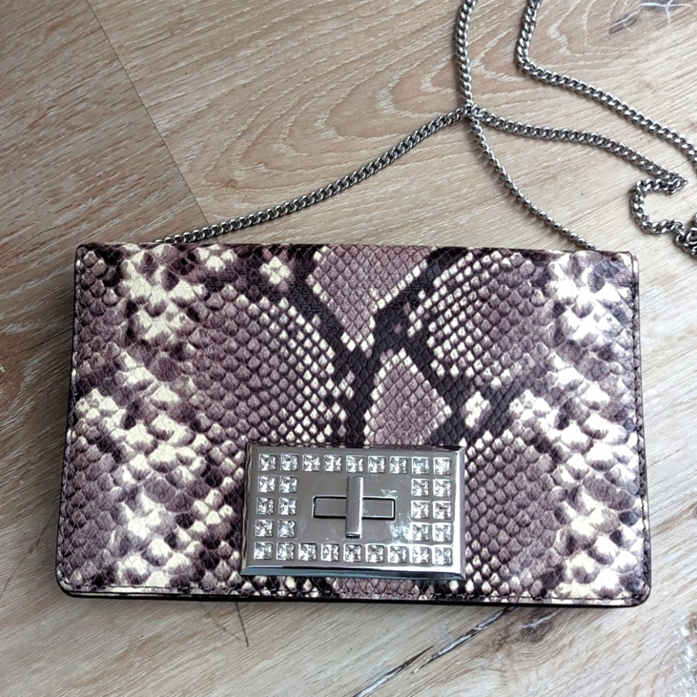 Michael Kors python shoulder bag